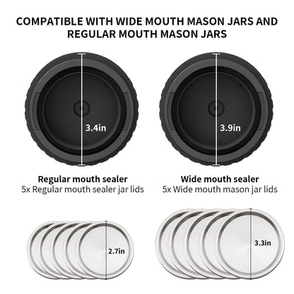 ProSeal Elite™ USB Rechargeable Mason Jar Vacuum Sealer Kit