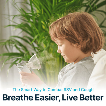 Portable Mesh Nebulizer – Respiratory RSV & Cough Relief (for Infants & Adults)