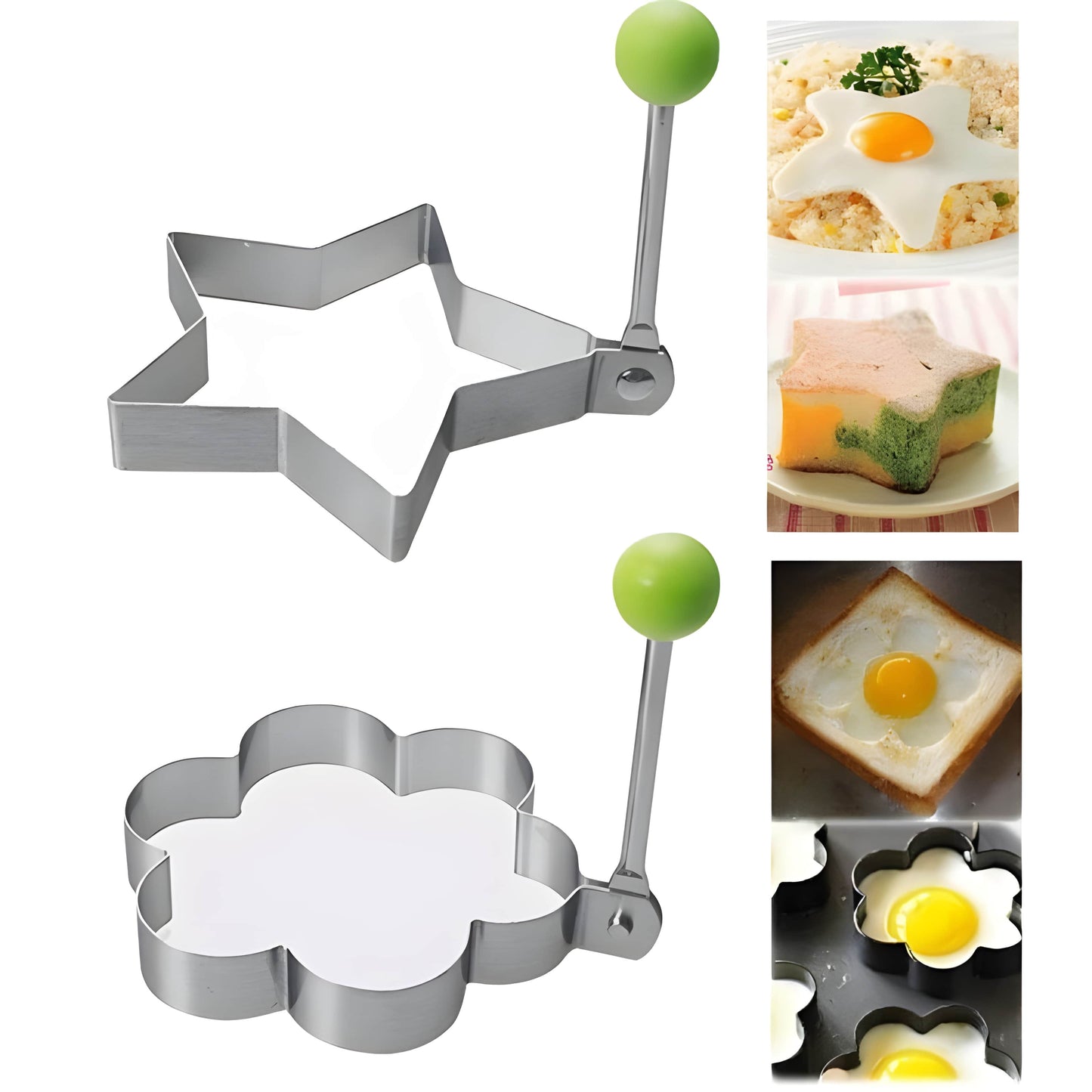 CreativeCook™ - Stainless Steel Fried Molds